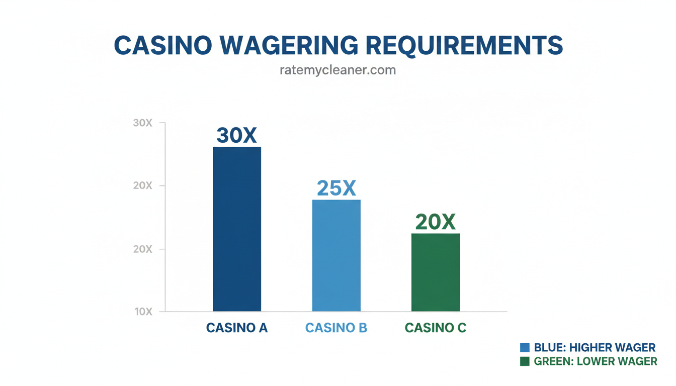 Wykres porównawczy wymagań obrotu dla bonusów 20 zł